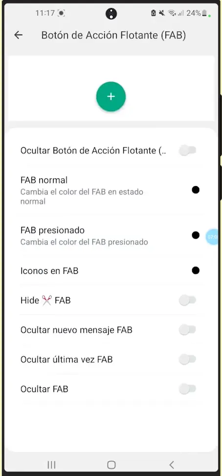 Boton de action Flotante (FAB)
