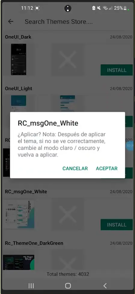 Themes store in whatsapp plus